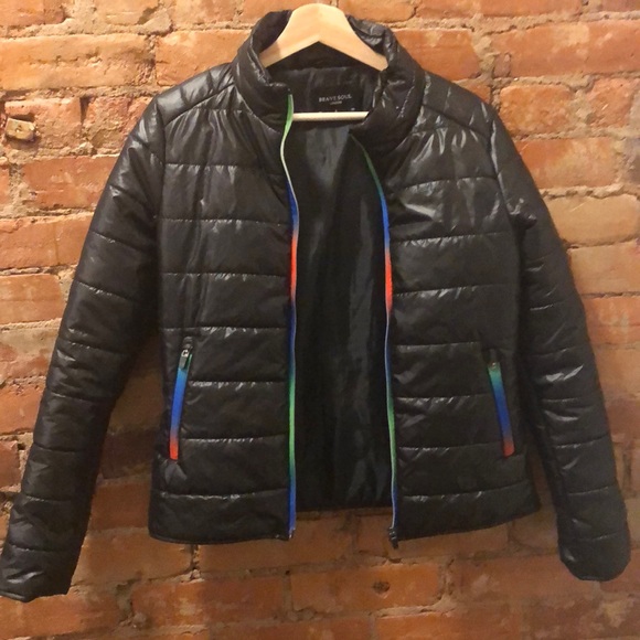 Brave Soul puffer jacket - Picture 1 of 3